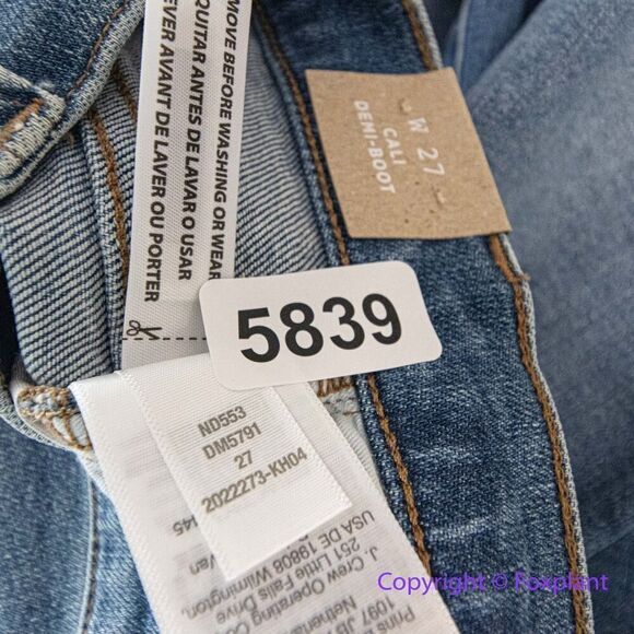 NEW Madewell Cali Demi-Boot Jeans in Dorrance Wash, 27 - Picture 14 of 14
